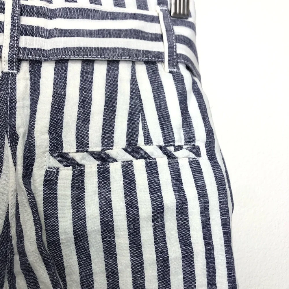 Cynthia Rowley Striped Linen Shorts